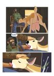  anus aoino_broome beard bestiality bodily_fluids brown_hair cervine clothing comic conditional_dnp cum deer detailed_background duo english_text facial_hair fellatio female female_on_human feral genital_fluids genitals hair half-closed_eyes hand_on_head hi_res human human_on_feral humanoid_genitalia humanoid_penis inside interspecies looking_at_another male male/female male_on_feral mammal markings narrowed_eyes oral penile penis pussy saliva sex spots spotted_body tail tail_anus tan_body teats text udders underwear vein veiny_penis 