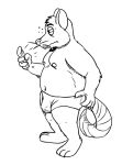  2024 anthro bear belly brok_the_investigator bulge cellphone clothing cowcat_games electronics geuremon hacker_(brok_the_investigator) humanoid_hands male mammal moobs mouse murid murine navel nipples phone rodent simple_background slightly_chubby smartphone solo underwear white_background 