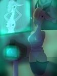  2018 antelope anthro bdsm big_breasts blush bound breasts digital_drawing_(artwork) digital_media_(artwork) disney female fur gazelle gazelle_(zootopia) hair hi_res horn huge_breasts judy_hopps lagomorph mammal multicolored_fur nipples nude pussy rabbit rope small_breasts smile teeth thick_thighs waver-ring zootopia 