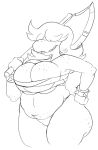  amazon anthro axe breasts deltarune dragon female hair melee_weapon non-mammal_breasts reptile scalie simple_background sketch slightly_chubby solo susie_(deltarune) unknown_artist video_games weapon 
