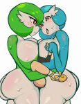 ambiguous_gender ambiguous_penetration animated big_breasts black_clothing blue_body blue_hair blue_skin blush bodily_fluids bouncing_breasts bouncing_butt breasts butt clothing dominant dominant_female female female/ambiguous footwear gardevoir generation_3_pokemon green_hair group group_sex hair hand_holding huge_breasts human humanoid interlocked_fingers interspecies larger_female mammal nintendo open_mouth penetration pokemon pokemon_(species) pokephilia red_body red_eyes red_skin sandwich_position sex shiny_pokemon short_hair side_view simple_background size_difference standing sweat sweaty_breasts sweaty_butt tongue tongue_out trio white_background white_body white_skin xpuninana yellow_clothing yellow_footwear