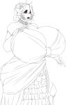  animal_humanoid anthro big_breasts big_butt bovine breasts butt cattle clothed clothing cow_humanoid cowbell daisy_(disambiguation) daisy_(furel) digital_media_(artwork) female hair horn huge_breasts humanoid mammal opqhlak 