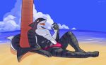  clothed clothing fish koi koi_(pineapplesollux) male marine muscular qundium shark 