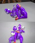  3d_(artwork) big_breasts big_butt breasts butt comic digital_media_(artwork) duo female fungi_fauna huge_breasts huge_butt humanoid mario_and_luigi_(series) mario_bros nintendo not_furry princess_shroob source_filmmaker thick_thighs toxictigerex video_games wrestling 