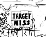  black_and_white cloud comic english_text graffiti monochrome outside pokehidden sun target_miss text title zero_pictured 