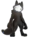  ambiguous_gender anthro canine changed_(video_game) goo_creature mammal mask puro_(changed) simple_background solo 