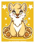  &lt;3 canine captainfluffybutt cub dog feral goldy husky male mammal plushie star young 