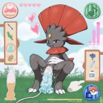  &lt;3 black_fur black_nose crocodiler_owen cum cum_inside cumlube detailed_background dildo female fur masturbation nintendo pok&eacute;mon pok&eacute;mon_(species) pussy red_eyes sex_toy toying_self vaginal vaginal_masturbation video_games weavile 