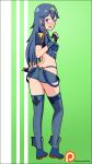  armor ass blush cosplay crossover fingerless_gloves fire_emblem fire_emblem:_kakusei gloves homura_(xenoblade_2) homura_(xenoblade_2)_(cosplay) jewelry long_hair looking_at_viewer lucina shorts simple_background solo spirit_(super_smash_bros.) super_smash_bros. super_smash_bros._ultimate teliosadmell xenoblade_(series) xenoblade_2 