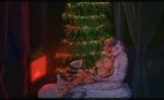  anthro breasts christmas christmas_tree dafka duo eyes_closed featureless_breasts feline female fireplace hand_holding holidays inside male male/female mammal nude sitting smile tree 