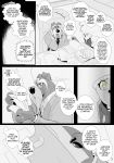  2018 anthro arctic_fox black_and_white canine clothed clothing comic cynthia_walker disney dog english_text female fox fur gregory_kohle hi_res male mammal monochrome rem289 text zootopia 