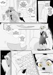  2018 anthro arctic_fox black_and_white canine clothed clothing comic cynthia_walker disney dog english_text female fox fur gregory_kohle hi_res male mammal monochrome rem289 text zootopia 