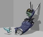 2025 4_missing_limbs ambiguous_species android balls barcode bdsm bodily_fluids bondage bound clothing detachable detachable_limbs detachable_penis digital_media_(artwork) dripping drone dronesuit dronification fake_ears fake_rabbit_ears gag genital_fluids genitals grey_background half-shirt headgear headwear hi_res hood hypnotic_visor latex latex_body latex_clothing latex_headwear latex_hood latex_shirt latex_skin latex_skinsuit latex_topwear leaning_on_wall lock_symbol machine male metaphos modular nipples penis precum precum_drip ring_gag robot sexbot shirt simple_background skinsuit solo tapering_penis tight_clothing topwear visor watermark