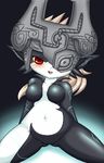  1girl artist_request blush breasts censored female imp legend_of_zelda midna nintendo pointy_ears pussy red_eyes solo the_legend_of_zelda the_legend_of_zelda:_twilight_princess twili twilight_princess unknown_artist video_games 