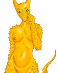  breasts female horridus image_comics lizard nipples nude plain_background reptile savage_dragon scalie solo spikes thorny_devil unknown_artist white_background 