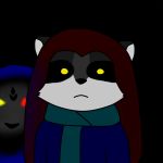  2019 anthro clothed clothing ghost hair hi_res looking_at_viewer male mammal orb procyonid raccoon simple_background solo spirit standing whitestell 