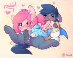  bat_pony blush clothed clothing equine fan_character hoodie hoodie_(artist) mammal my_little_pony pegasus penis sweater wings 