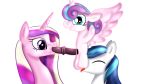  ball_lick big_penis fellatio flurry_heart_(mlp) friendship_is_magic incest intersex jbond licking my_little_pony oral penis princess_cadance_(mlp) sex shining_armor_(mlp) tongue tongue_out young 