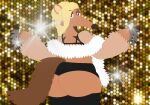 2023 amethyst_(gem) anteater anthro ashleywolf259 big_butt black_bra black_clothing black_eyebrows black_legwear black_panties black_stockings black_underwear blonde_hair bra brown_body brown_eyelids brown_fur brown_tail butt closed_smile clothing demigod denise_&quot;peanut_butter&quot;_greene diamond_(gem) digit_ring digital_drawing_(artwork) digital_media_(artwork) emerald_(gem) english_description eyebrow_through_hair eyebrows eyelashes female female_anthro finger_ring flat_colors fluffy fluffy_tail fur gem grey_fingers hair jewelry legwear looking_at_viewer looking_back looking_back_at_viewer mammal mouth_closed panties pilosan portrait red_eyes ruby_(gem) scarf simple_background smile smiling_at_viewer solo sparkles standing stockings tail tan_inner_ear thick_thighs three-quarter_portrait translucent translucent_hair underwear white_scarf xenarthran yellow_background
