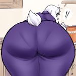  ! anthro big_butt butt caprine clothed clothing colored_sketch female goat huge_butt inside looking_back mammal overweight overweight_female panty_lines solo standing surprise tight_clothing toriel undertale untrustedshopkeeper video_games 