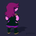  &lt;3 2018 3d_(artwork) animated anthro bracelet clothed clothing deltarune digital_media_(artwork) female fur jewelry low_poly priichu reptile scalie solo spiked_bracelet spikes susie_(deltarune) turntable_(animation) video_games walking 
