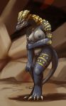  2018 anthro breasts capcom claws dragon elder_dragon female horn kulve_taroth looking_at_viewer monster_hunter monster_hunter_world nipples nude oniontrain pussy solo video_games yellow_eyes 