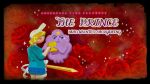 16:9 adventure_time blonde_hair blush bottomwear cartoon_network clothing duo english_text facial_hair female fionna_the_human flower food gold_sword golden_sword hair hi_res human lumpy_space_denizen lumpy_space_prince male mammal melee_weapon mustache not_furry official_art plant purple_body rose_(flower) sandwich_(food) shirt skirt sparkles sword text topwear unknown_artist weapon widescreen wish_star_sword