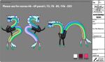adventure_time alex_campos andy_ristaino anthro blue_hair cartoon_network catherine_e._simmonds christina_raygoza clothing derek_kirk_kim english_text eyewear facial_piercing feral hair hi_res horn jacket joy_ang leather leather_clothing leather_jacket leather_topwear lee_(adventure_time) male michael_deforge model_sheet multicolored_body nose_piercing nose_ring official_art piercing rainbow_body rainicorn ring_piercing sandra_lee septum_piercing septum_ring smile solo sunglasses tail text toony topwear unicorn_horn