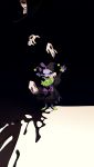  deltarune gaster ghost humanoid imp jevil_(deltarune) jotman shadow spirit undertale video_games 