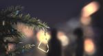  blurry_background christmas christmas_lights christmas_ornaments christmas_tree commentary_request depth_of_field highres silhouette tacshojosora tree 