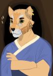  anthro cave clothed clothing eyewear feline glasses male mammal solo standing 