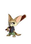  baseball_bat canine disney fennec finnick fox hi_res male mammal simple_background solo white_background zigrock001 zootopia 