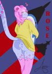 absurd_res aircraft airplane anthro azbie_creations balls blahaj blue_body blue_fur blush bodily_fluids bottomless butt clothed clothing cum cum_drip cum_inside digital_media_(artwork) dripping eurofighter_typhoon eyeliner_pencil eyewear f-14 f-14_tomcat felid feline femboy fish fur genital_fluids genitals glasses hair heart_symbol hi_res hoodie hoodie_only ikea jet male mammal marine nude pantherine penis pink_eyes pink_hair pink_nose plushie presenting rose_(azbie_creations) round_ears round_glasses shark simple_background smile snow_leopard solo sparkles squish stylized tail text topwear topwear_only vehicle