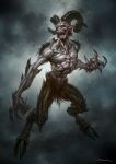  andyparkart claws god_of_war hooves horn male nipples not_furry nude satyr solo teeth video_games 