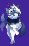 age_difference anthro areola big_breasts blush breasts canid canine canis clothed clothing cuddling digital_media_(artwork) duo eyes_closed female fur generation_6_pokemon hair hi_res huge_breasts incest_(lore) male male/female maliqeth_apocrypha mammal mega_absol mega_evolution mother_(lore) mother_and_child_(lore) mother_and_son_(lore) nintendo nipples on_lap parent_(lore) parent_and_child_(lore) parent_and_son_(lore) peeking_areola pokemon pokemon_(species) roux_apocrypha simple_background sitting_on_lap smile son_(lore) tail thick_thighs topwear venuscava white_body wide_hips