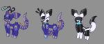 collar drone dronification eeveelution ejaculation feral fusion future_pokemon generation_2_pokemon generation_9_pokemon genitals gradient_fur gradient_penis gradient_tail hi_res hypnotic_visor knot knotted_penis legendary_pokemon male miraidon nintendo null_bulge paradox_pokemon penis pokemon pokemon_(species) pokemon_fusion solo umbreon volt(kiote) yaco_(artist)