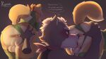 absurd_res anthro anus backsack ball_lick balls blush bodily_fluids butt butt_grab butt_sniffing canid canine canis clothed clothing clothing_aside duo fox fox_mccloud fur genitals hand_on_butt hi_res legwear licking looking_back male male/male mammal nintendo oral penis raised_tail saliva sex sniffing spread_anus spreading star_fox tail text thigh_highs tongue unsavoryimpcat wolf wolf_o&#039;donnell