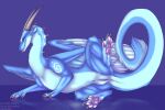 3:2 blue_body blue_feathers blue_fur bodily_fluids claws dragon feathered_wings feathers female feral fur fur_markings furred_dragon furred_scalie genital_fluids genitals hi_res markings multicolored_body multicolored_fur mythological_creature mythological_scalie mythology pawpads pink_pawpads pink_vulva presenting raised_leg scalie solo sugar.rush tail teasing teasing_viewer two_tone_body two_tone_fur vaginal_fluids vulva white_body white_fur wings zephy_(nightfire_zephyr)