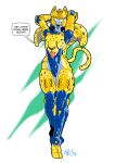 anthro armor cheetah cheetor crossgender cute_fangs cybertronian fangs felid feline female hasbro headgear helmet hi_res horn horned_helmet machine madprojectarts mammal markings robot solo spots spotted_body tail takara_tomy teeth text thick_thighs tongue tongue_out transformers transformers:_beast_wars yellow_eyes