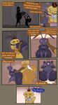 anthro belly_full_of_cum big_penis bloob_(dozighost) blush bodily_fluids breasts comic cum cum_in_ass cum_inside daydream dozighost duo english_text female genital_fluids genitals hi_res humanoid intersex intersex/male male nipples penis queen_anastea_(dozighost) size_difference small_breasts small_penis smaller_male tagme text thick_thighs wide_hips
