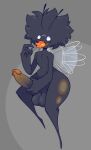 2023 4_fingers 5_eyes ambiguous_species animal_humanoid antennae_(anatomy) anthro arthropod arthropod_humanoid balls big_butt black_balls black_body black_penis bodily_fluids butt colored curvy_figure digital_drawing_(artwork) digital_media_(artwork) dozighost english_text erection fingers flying genitals glans hair hand_on_penis hi_res humanoid humanoid_genitalia humanoid_penis insect insect_humanoid insect_wings male motion_blur motion_lines multi_eye nude open_mouth orange_glans orange_tongue pear-shaped_figure penile penis pinup pose shaded signature simple_background solo text thick_thighs tongue watermark white_eyes wide_hips wings