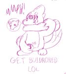 2_tails 3_fingers 3_toes ambiguous_gender bigfishfost bound buizel clothing countershade_face countershade_fur countershade_torso countershading dipstick_tail drone dronesuit dronification encasement facial_markings feet feral fin fingers fur generation_4_pokemon glistening glistening_body head_markings hi_res hypnotic_eyes hypnotic_visor inflatable_collar latex latex_clothing lock_bulge lock_symbol markings mind_control monotone_background mouthless multi_tail multicolored_body multicolored_fur multicolored_tail nintendo null_bulge pokemon pokemon_(species) rubber_clothing rubbing_crotch simple_background sketch solo tail tail_markings text toes tugging tugging_collar white_background