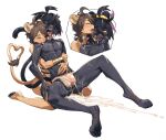 afterglow alternate_species asian_clothing black_body black_fur bodily_fluids brown_hair clothed clothing crossgender cum cum_in_clothing cum_in_underwear cum_string cum_through_clothing cum_through_underwear east_asian_clothing erection excessive_cum excessive_genital_fluids fangs felid femboy ftg_crossgender fti_crossgender fundoshi fundoshi_only fur genital_fluids gold_(metal) gold_jewelry gold_necklace gynomorph gynomorph/male hair heart_tail hi_res hug intersex intersex/male intimate japanese_clothing jewelry juliana_(pokemon) kieran_(pokemon) leaking_cum licking licking_lips lion male mammal necklace nintendo pantherine pokemon simple_background smile tail tan_body tan_fur teeth telson tongue tongue_out topless underwear underwear_only wet wet_clothing wet_underwear