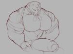 anthro barazoku biceps big_muscles big_pecs big_penis blush blush_lines bodily_fluids body_hair chest_hair clothed clothed_anthro clothed_male clothing cum deltoids digital_drawing_(artwork) digital_media_(artwork) echo_(series) echo_project ejaculation erection fingers foreskin genital_fluids genitals glans half-length_portrait hi_res huge_muscles huge_pecs huge_penis humanoid_genitalia humanoid_hands humanoid_penis hyper hyper_genitalia hyper_muscles hyper_penis kerchief looking_forward looking_pleasured male male_anthro mammal monochrome monotone_background muscular muscular_anthro muscular_male mustelid neckerchief neckwear nipples open_clothing open_mouth open_shirt open_smile open_topwear otter partially_retracted_foreskin pecs penis portrait rolled_up_sleeves shirt simple_background sketch smile solo teeth the_smoke_room theor thick_penis three-quarter_view tight_clothing tight_shirt tight_topwear todd_bronson tongue topwear trapezius triceps