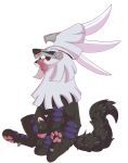  cum fluffy fluffy_tail littlecoyote looking_pleasured male masturbation mithril_(agp) neck_tuft nintendo penis pok&eacute;mon pok&eacute;mon_(species) saliva silvally simple_background solo spookypuppies tagme tuft video_games 