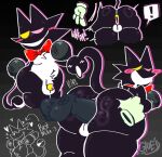 anal anal_penetration anthro backsack balls big_butt black_body black_fur blush butt butt_slap cat_mike_(deltarune) clothing darkner deltarune duo faceless_character faceless_male felid feline fur genitals gloves handwear heterochromia hi_res male male/male mammal mike_(deltarune) pa_pat penetration short_stack slap slightly_chubby tail tail_mouth undertale_(series) unusual_anatomy unusual_tail