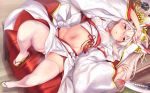  alternate_costume alternate_hairstyle arm_support arm_up ass_visible_through_thighs ayanami_(azur_lane) azur_lane bad_anatomy bangs bare_shoulders blonde_hair blush breasts choker cleavage closed_mouth collarbone commentary_request detached_sleeves eyebrows_visible_through_hair full_body geta groin hair_between_eyes head_tilt headgear heart highres hinasaki_you jewelry knee_up long_hair looking_at_viewer medium_breasts navel open_mouth panties petals pink_background red_eyes ring sheath short_hair sidelocks skindentation solo stomach sweat sword thighhighs thighs underwear veil weapon wedding_band white_legwear white_panties 