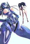  absurdres artemis_a ass black_hair bondage_outfit breasts highres humanoid_robot mazinger_(series) mazinger_z mecha_pilot_suit medium_breasts pussy robot robot_girl shin_mazinger_zero vuqozu yellow_eyes yumi_sayaka 