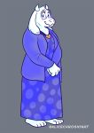  &lt;3 alice_chrosny boss_monster caprine eyewear female glasses horn long_ears mammal simple_background solo toriel undertale video_games 