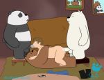  2018 anal anal_penetration bear bunnybara cartoon_network cum cum_in_ass cum_in_mouth cum_inside double_anal double_penetration from_behind_(disambiguation) grizzly_(wbb) grizzly_bear group group_sex hug human humanoid_penis ice_bear inside interspecies male male/male mammal oral panda panda_(wbb) penetration penis polar_bear sex slightly_chubby spitroast technical_incest threesome we_bare_bears 